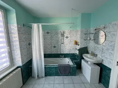 Salle de bains dans l'établissement Chez Céline