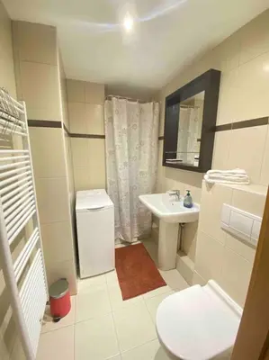 Salle de bains dans l'établissement Le 