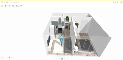 Plan de l'établissement Le 12 - Joli F2 neuf, Mulhouse centre - stationnement gratuit