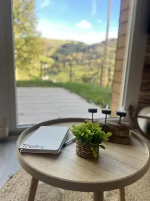 Vue générale sur la montagne ou vue sur la montagne depuis l'appartement