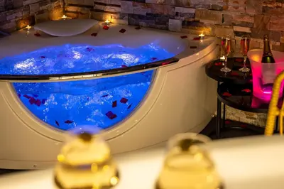 Plan de l'établissement Cocon Relax - Jacuzzi - Cinéma