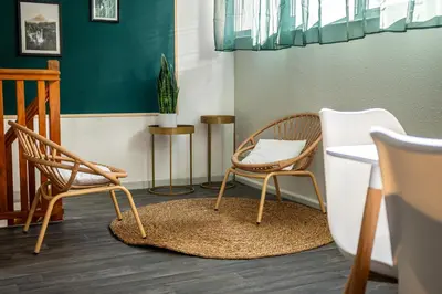 Plan de l'établissement Cocon Relax - Jacuzzi - Cinéma