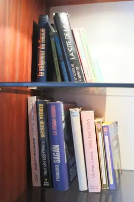 Bibliothèque dans l'appartement