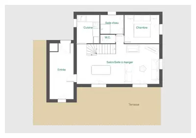 Plan de l'établissement Chalet Miel