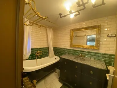 Salle de bains dans l'établissement Gîte Charlotte et Suzette