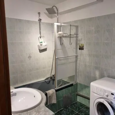 Salle de bains dans l'établissement Les Cigognes de Andolsheim