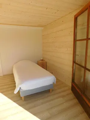 Un ou plusieurs lits dans un hébergement de l'établissement Chalet du Pommery, Hautes-Vosges