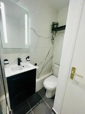 Salle de bains dans l'établissement Appartement centre historique