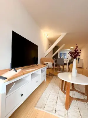Télévision ou salle de divertissement dans l'établissement Mulhouse En Douceur, Hypercentre de Mulhouse