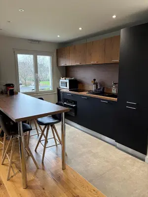 Cuisine ou kitchenette dans l'établissement Coco Room Colmar