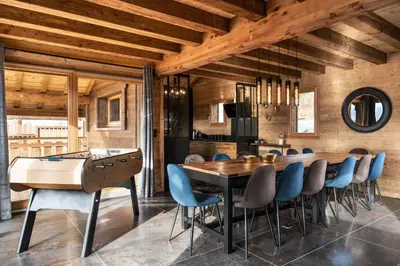 Plan de l'établissement Chalet Emeraude, chalet de luxe avec vue montagne