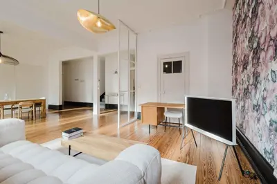Télévision ou salle de divertissement dans l'établissement Appartement haut de gamme à Belfort idéal business & détente
