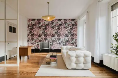 Coin salon dans l'établissement Appartement haut de gamme à Belfort idéal business & détente