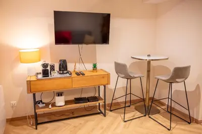 Boissons dans l'établissement Petit studio pour 2 personnes au cœur de Selestat