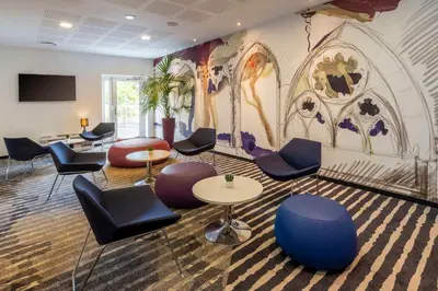 Coin salon dans l'établissement Best Western Colmar Expo