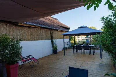 Terrasse ou espace extérieur de l'établissement Chez Franz Alois