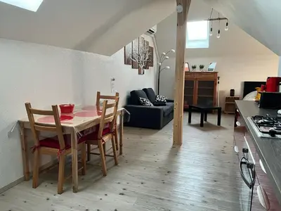 Cuisine ou kitchenette dans l'établissement Le Clos des Maraîchers