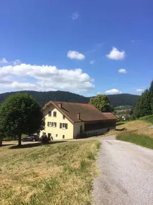 Paysage naturel près de le chalet