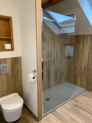 Salle de bains dans l'établissement Maison familiale des Privilèges