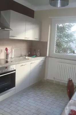 Cuisine ou kitchenette dans l'établissement Maison proche du centre de Colmar - Chez Michel