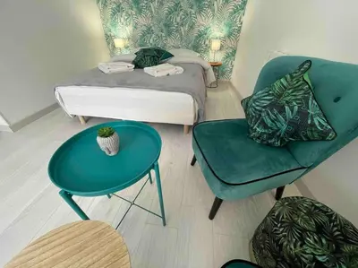 Un ou plusieurs lits dans un hébergement de l'établissement Esprit Jungle ........ au coeur de Mulhouse