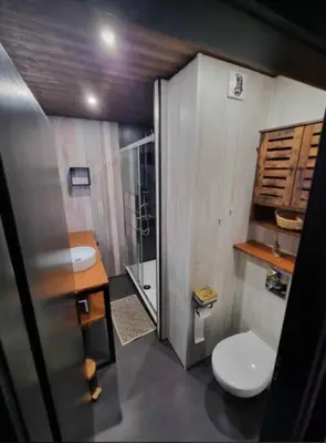 Salle de bains dans l'établissement Petit appart Colmar - ingersheim