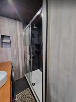 Salle de bains dans l'établissement Petit appart Colmar - ingersheim