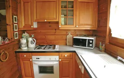 Cuisine ou kitchenette dans l'établissement Holiday Home Gotti - 08