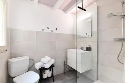 Salle de bains dans l'établissement Gite See You Soon - Studio Pep's