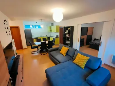 Coin salon dans l'établissement Industriel F3 Appartement