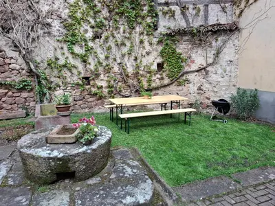 Jardin de l'établissement Entre Vignes et vergers Gite Parenthese
