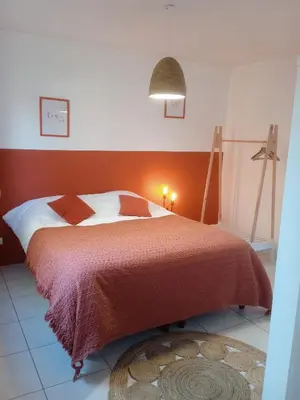 Un ou plusieurs lits dans un hébergement de l'établissement Appartement près Europapark et Rulantica