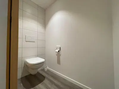 Salle de bains dans l'établissement Le Repaire de l'Ours - L'Alcôve de l'Ours - Chambre cosy 2 pers