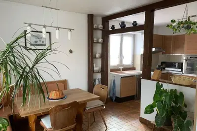 Cuisine ou kitchenette dans l'établissement ALSACE GITE 5 PERSONNES - 3 CHAMBRES - 2 SDB
