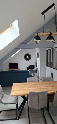 Coin salon dans l'établissement Appartement 6 pers centre Gérardmer
