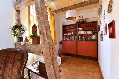 Cuisine ou kitchenette dans l'établissement Gite spacieux et chaleureux 8p, route des vins