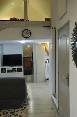 Cuisine ou kitchenette dans l'établissement DUPLEX SPACIEUX TOUT CONFORT