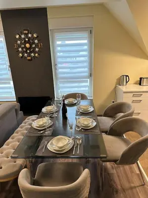 Cuisine ou kitchenette dans l'établissement Appartement Algo