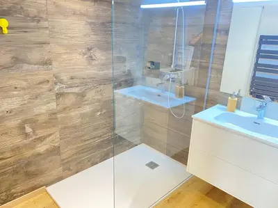 Salle de bains dans l'établissement Maison Alsacienne & Moderne en Hypercentre