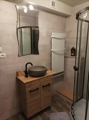 Salle de bains dans l'établissement Au doux refuge