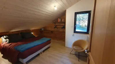 Un ou plusieurs lits dans un hébergement de l'établissement CHALET LE 17 4 étoiles