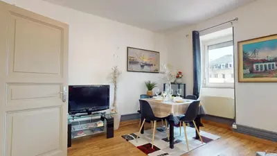 Télévision ou salle de divertissement dans l'établissement Les Cigognes d'Alsace