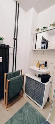 Coin salon dans l'établissement Petit cocon nature centre-ville