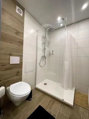 Salle de bains dans l'établissement HOME GREEN TOUCH - Fibre*Near Basel*Cosy