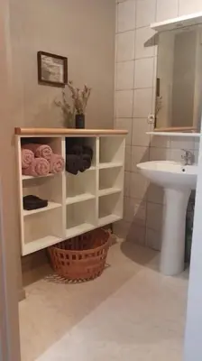 Salle de bains dans l'établissement Escapade en Alsace - gîte de charme pour deux à Bergheim