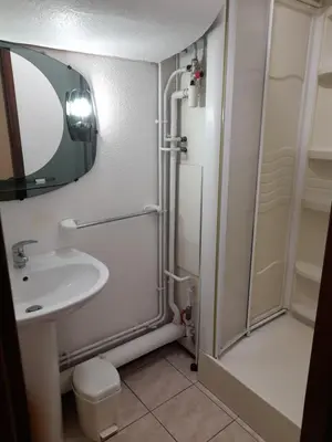 Salle de bains dans l'établissement Vacances Xonrupt-Gerardmer
