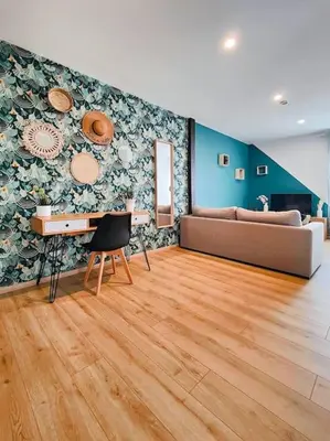 Coin salon dans l'établissement Dolce Vita - Centre-ville - Paisible - Moderne
