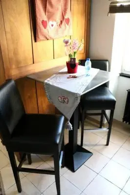 Coin salon dans l'établissement Guesthouse Le Vauban