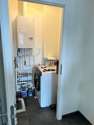 Cuisine ou kitchenette dans l'établissement Appartement Neuf VUE LAC 6/8pers