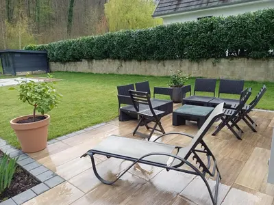 Jardin de l'établissement Chez Eve&Bruno